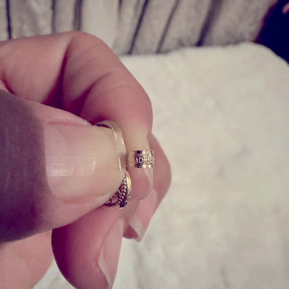 10k yellow gold heart pendant - Picture 4 of 4